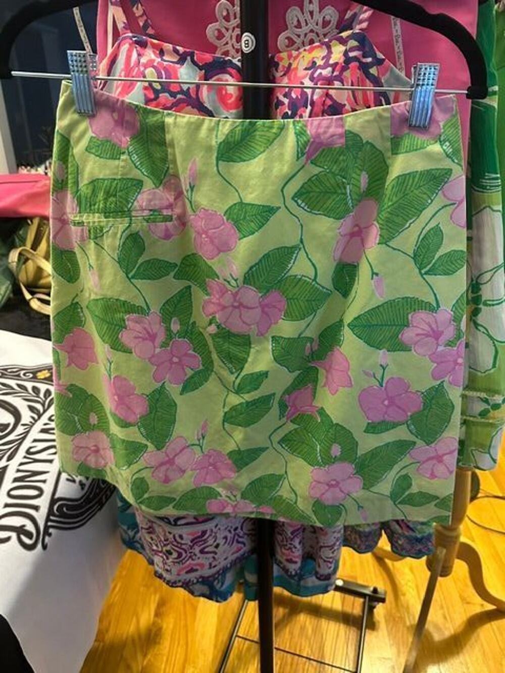 Lilly Pulitzer Mandevilla Print Skirt Size 4 VGUC